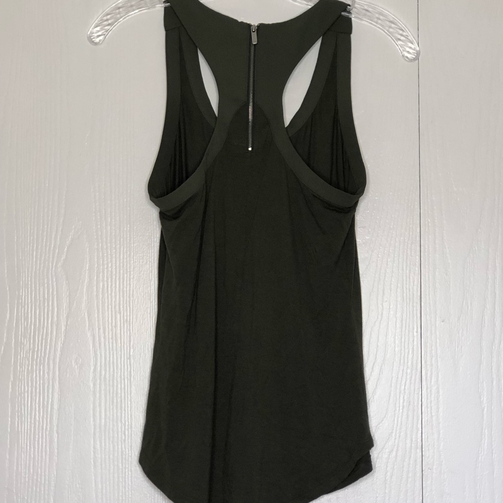 Olive racer back tank